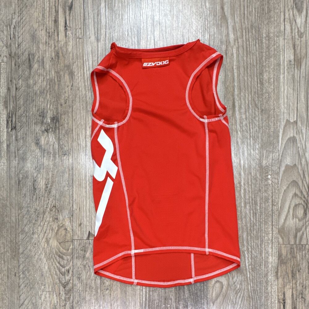 EzyDog Rash Shirt XS Lightweight Red/White Dog Shirt EZ065-01-01